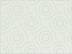 Panou perforat HDF LACCATO DAISYPOP silver