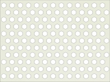 Panou perforat din HDF model HEXAGON - Img 5