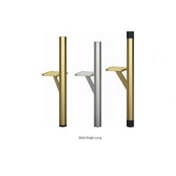 Picior mobila Slide Long H140mm/245mm auriu mat