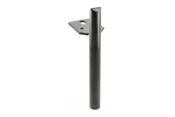 Picior mobilier, canapele RONDA H150, 180mm, finisaj negru mat