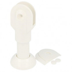 Picior plastic pentru cabina toaleta alb, accesorii si feronerie compartimentari HPL compact