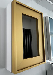 Profil aluminiu pentru rama 3m finisaj auriu mat