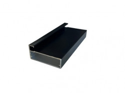 Profil aluminiu 1002 pentru rama lata 3m finisaj negru mat