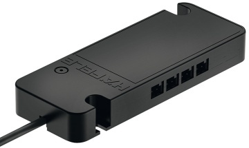 Radio receptor 12V Loox Basic cu 4 canale, pentru leduri albe 833.73.740 Hafele