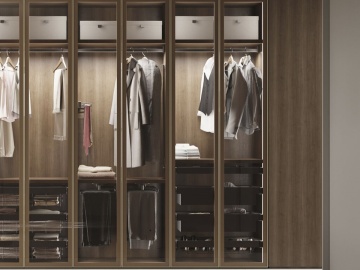 Sertar metalic cu rama finisaj titan accesorii dressing Quartz - Img 5