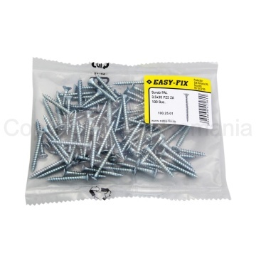 Surub pentru PAL si lemn cap inecat 3,5x30 PZ2 - Img 2