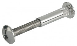 Tub conector M6x8x30 nichel 267.05.702 Hafele