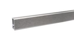 Antistrop dreptunghiular H11mm alb/negru/aluminiu periat 4m Hafele