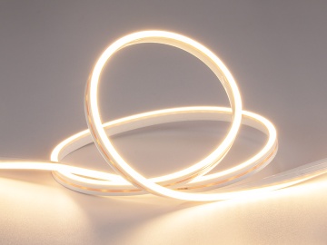 Banda LED cu profil silicon Flexline48 DUO2POL cu reglare intensitate lumina de la alb cald la alb rece 2200K-6000K