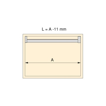 Bara haine cu banda LED Neonlynx V 4.5x8mm lumina calda 2700K finisaj aluminiu - Img 10