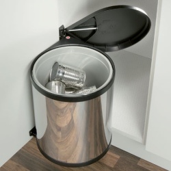 Cos gunoi pivotant Hailo inox 15L 502.12.041 Hafele