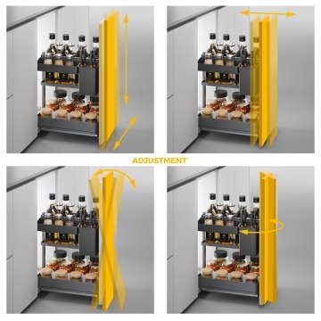 Cos Jolly Easy Handling cu accesorii, corp 300 si 400mm, finisaj gri antracit, - Img 3