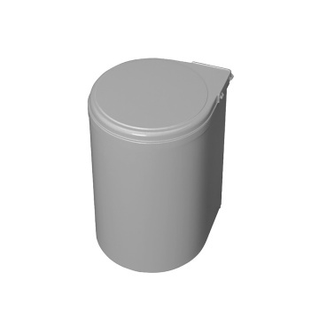 Cos pentru gunoi 13L plastic gri - Img 2