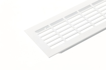 Grila ventilatie aluminiu 480x80mm, finisaj alb - Img 2