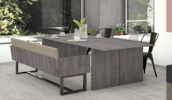 LAMINATE - H1313 Stejar Whiteriver gri maro ST10