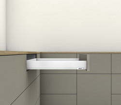 MERIVOBOX - Laterala N sertar 400mm alb-matase 470N4002S set Blum