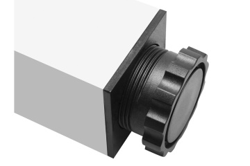Picior masa metalic H710, 46x46mm, aluminiu - Img 2