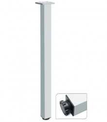 Picior masa metalic H710, 60x60 aluminiu