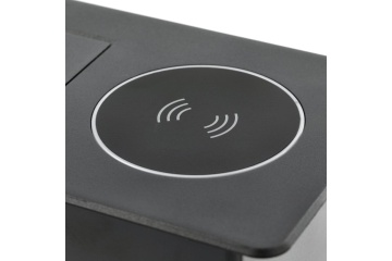 Priza incorporabila AVARO PLUS 1xSCHUKO, USB A+C, incarcare WIRELESS, negru, AE-PB1SAVAP-20 - Img 5