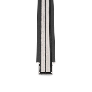 Profil aluminiu electrificat Diwo pentru LED 24V CC 2.9m finisaj negru mat - Img 4