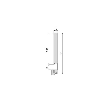 Sertar EV sticla H131mm, 500mm, soft close, 3D, 40kg, alb - Img 10