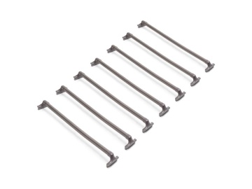 Set 7 tije pantaloni finisaj titan accesorii dressing Quartz - Img 2