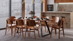 Structura birou HA Side finisaj negru mat sistem Hide