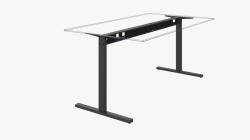 Structura birou TILL T600 finisaj negru mat sistem Desk Bar