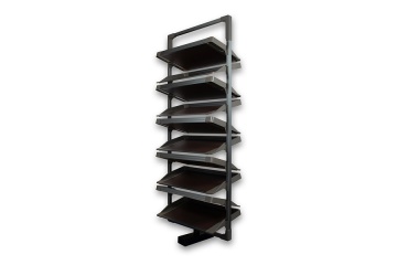 Suport pantofi rotativ gri perlat accesorii dressing Royal - Img 2