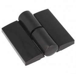 Balama plastic stanga/dreapta cabina toaleta negru, accesorii si feronerie compartimentari HPL compact