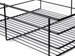 Cos metalic cu rama corp 600, 800, 900mm negru mat accesorii dressing Hack