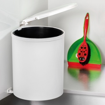 Cos pentru gunoi 13L plastic alb