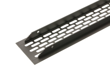 Grila ventilatie 484x60mm, finisaj negru mat - Img 2