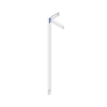 Imbinare profil sistem modular dressing Zero, finisaj gri piatra - Img 3