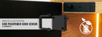 Intrerupator usa PushPower negru/alb Siro - Img 3