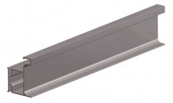 Maner Gola vertical simplu/lateral aluminiu anodizat Opes