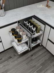 Mecanism extractibil pentru corp de colt Premium Swing 595.06.429 Hafele