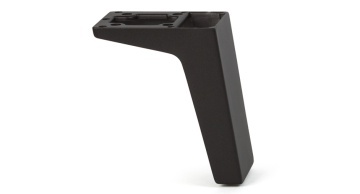 Picior mobila 211, H100mm finisaj negru mat