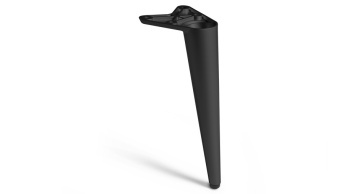 Picior mobila 220, H100mm si H200mm, finisaj negru mat - Img 2