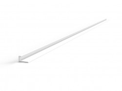 Profil aluminiu pentru banda LED Mono COB, 2000mm/2950mm, finisaj alb, negru, aluminiu