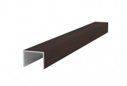 Profil orizontal wenge 3m Galex Trend 18mm