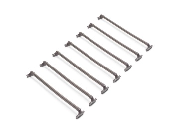 Suport pantaloni 7 tije cu rama, finisaj titan accesorii dressing Quartz - Img 2