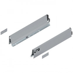 Tandembox ANTARO - Laterala M sertar 450mm gri aluminiu 378M4502SA set Blum
