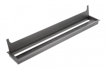 Trecere cablu MERIDA dreptunghiulara 80x500mm negru mat - Img 2