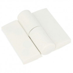 Balama plastic stanga/dreapta cabina toaleta alb, accesorii si feronerie compartimentari HPL compact