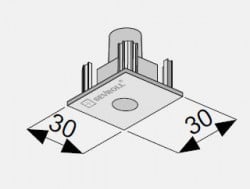 Capac profil vertical modular dressing Linea Sevroll