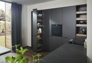 Coloana extractibila Standard LIRO PEKA, finisaj antracit cu insertie stejar - Img 2
