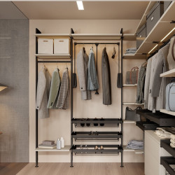 Kit pentru fixare rame accesorii dressing Hack pe sistem modular dressing Zero