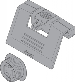 Maner pentru sertar interior cu piesa antrenare ZIF.80M7 alb Blum