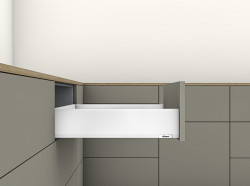 MERIVOBOX - Laterala K sertar 300mm alb-matase 470K3002S set Blum